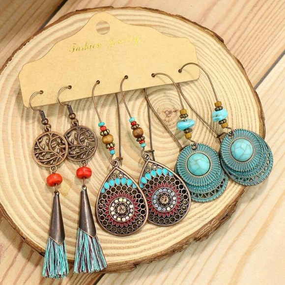 unbranded Jewelry - Emery Rose Bohemian Water Drop Earrings